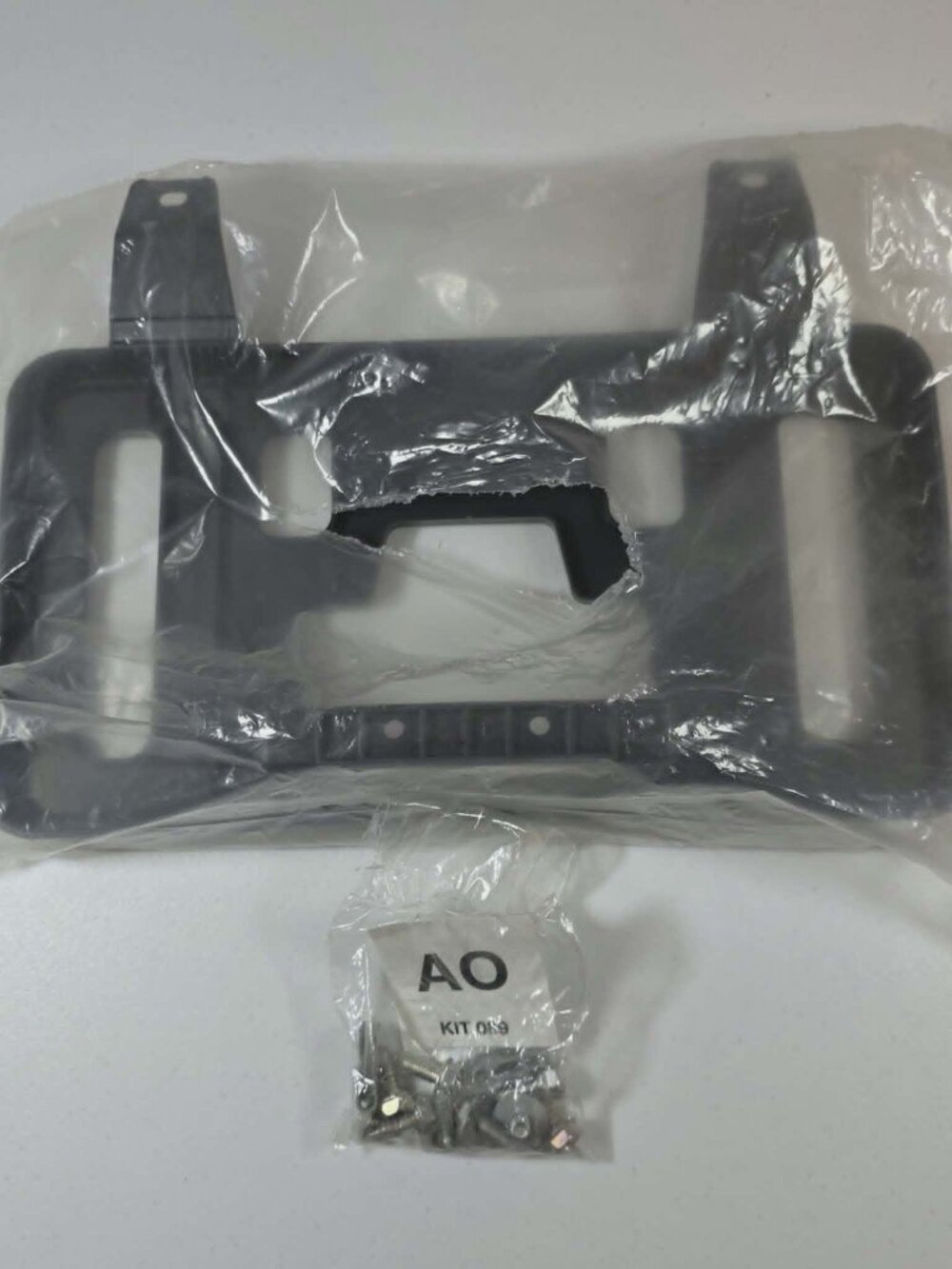 HONDA PILOT LICENSE PLATE HOLDER KIT BLACK GENUINE OEM 71180-SZAA 2008-2014 NEW